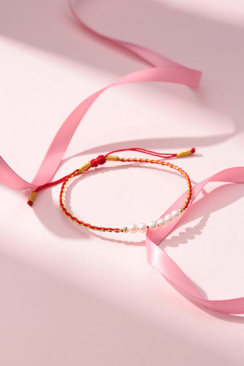 4-5mm Freshwater Baby Pearl Weave Bracelet - House Of Pearls