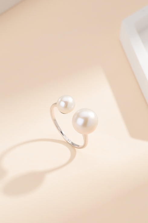 Dual Pearls Ring - Rings made with hand-selected pearls from House of Pearls