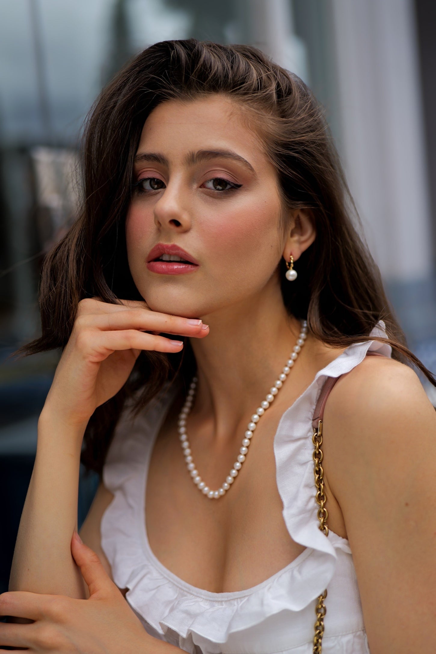 Classic White Freshwater Pearl Necklace, multiple lengths, by House Of Pearls JT