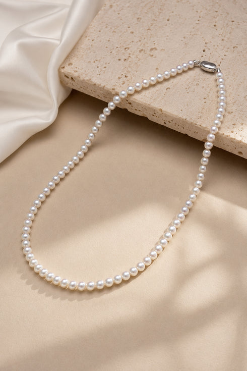 Aurora Pearl Strand Necklace, AAA Grade 5-6mm, House Of Pearls - HB