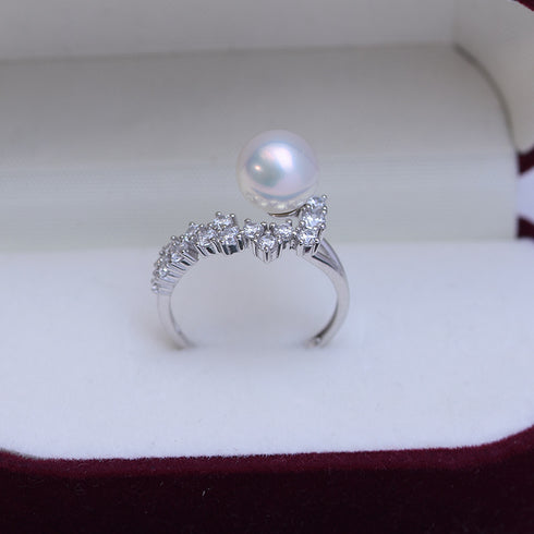 8-9mm Freshwater Pearl & Felicity Ring - House Of Pearls