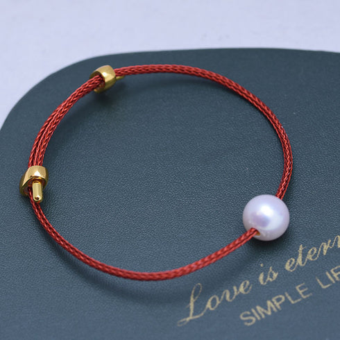 11-12mm Freshwater Pearl Weave Bracelet