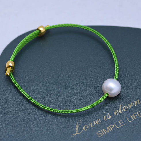 11-12mm Freshwater Pearl Weave Bracelet