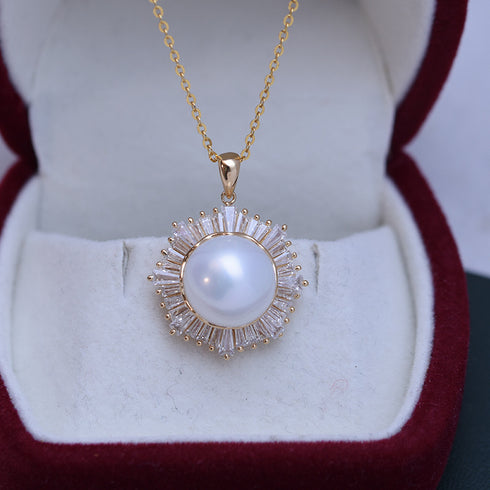 11-12mm Edison Pearl & Aisling Earrings - House Of Pearls