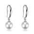 8-9mm White Akoya Pearl Drop Earrings - Earrings made with hand-selected pearls from House of Pearls
