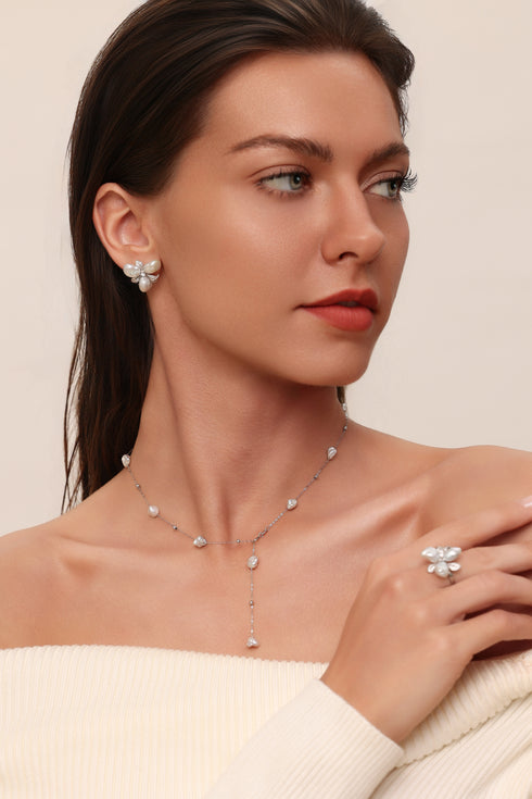 Baroque Freshwater Pearl Y-Shape Necklace