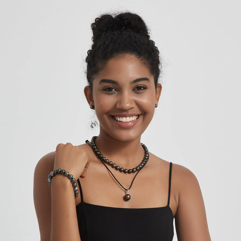 8-11mm Tahitian South Sea Pearl Bracelet AA+ Quality - House Of Pearls