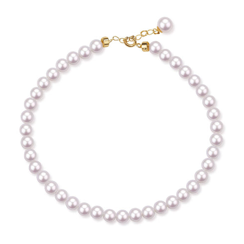 Dainty White Freshwater Pearl 18K Gold Bracelet - Bracelets made with hand-selected pearls from House of Pearls