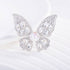 Butterfly Pearl & Cubic Zirconia Brooch - Brooch made with hand-selected pearls from House of Pearls