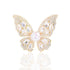 Butterfly Pearl & Cubic Zirconia Brooch - Brooch made with hand-selected pearls from House of Pearls