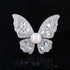 Butterfly Pearl & Cubic Zirconia Brooch - Brooch made with hand-selected pearls from House of Pearls