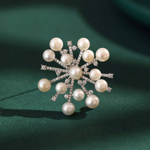 Starry Sky Freshwater Pearl Brooch - House Of Pearls