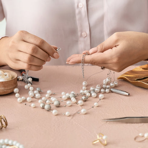 Custom Pearl Jewelry - Personalized Designs Just for You - Necklace made with hand-selected pearls from House of Pearls