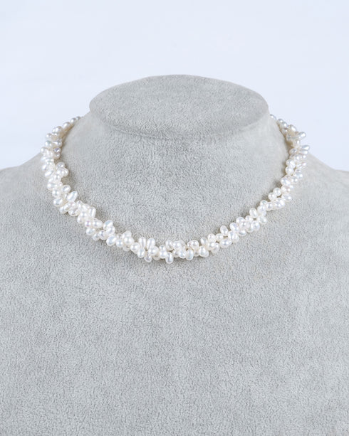 Double-Strand White Rice Freshwater Pearl Necklace - Necklaces made with hand-selected pearls from House of Pearls