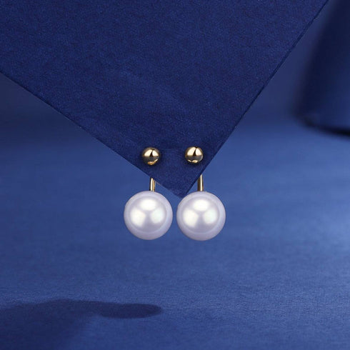 10-11mm Freshwater Edison Pearl Earrings AAAA - Earrings made with hand-selected pearls from House of Pearls