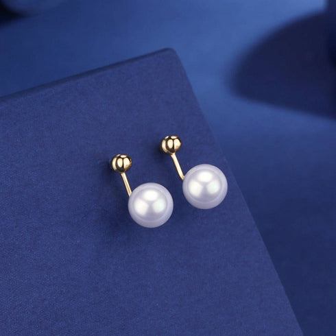 10-11mm Freshwater Edison Pearl Earrings AAAA - Earrings made with hand-selected pearls from House of Pearls