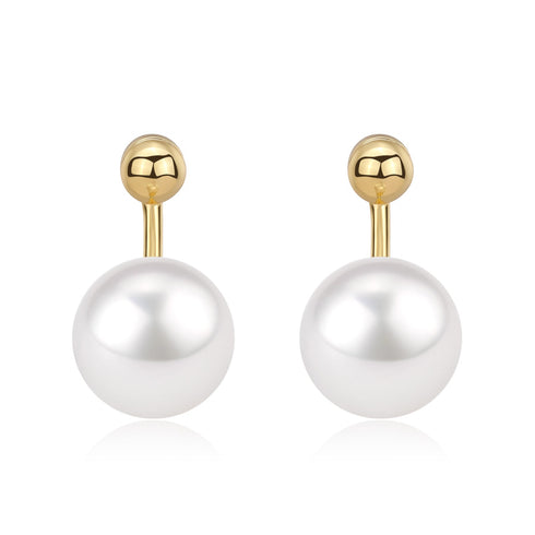 10-11mm Freshwater Edison Pearl Earrings AAAA - Earrings made with hand-selected pearls from House of Pearls