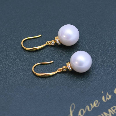 10-11mm Freshwater Pearl Drop Earrings - House Of Pearls