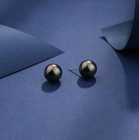 Tahitian South Sea Pearl & Stud Earrings - House Of Pearls