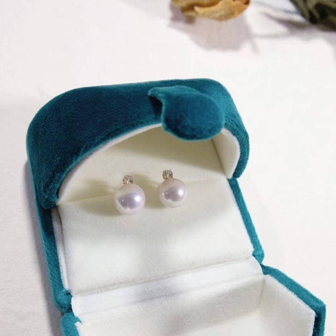 8-10mm Freshwater Pearl & Sasha Earrings - House Of Pearls