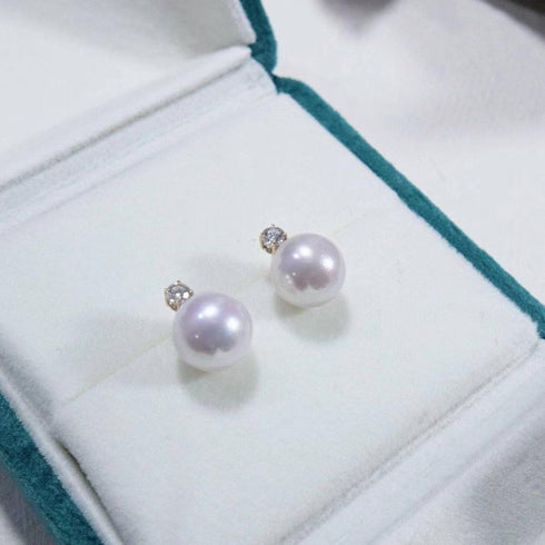 8-10mm Freshwater Pearl & Sasha Earrings - House Of Pearls