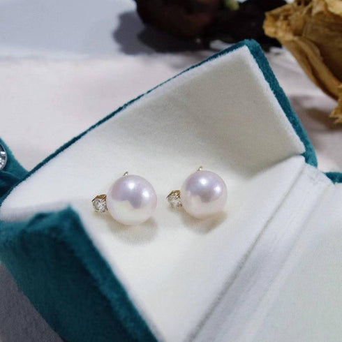 8-10mm Freshwater Pearl & Sasha Earrings - House Of Pearls