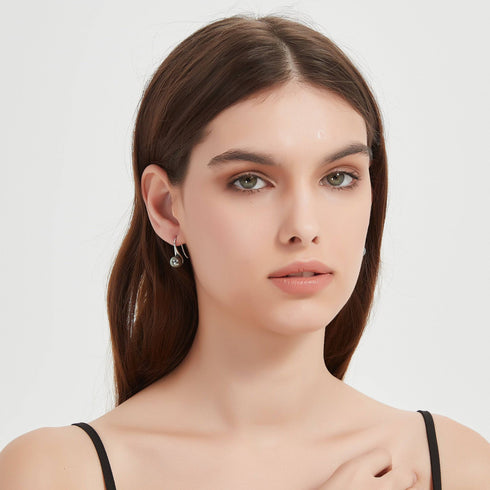 9-11mm Tahitian Pearl Classic Hook Earrings - House Of Pearls