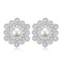 9-10mm Floral Freshwater Pearl Earrings - Earrings made with hand-selected pearls from House of Pearls