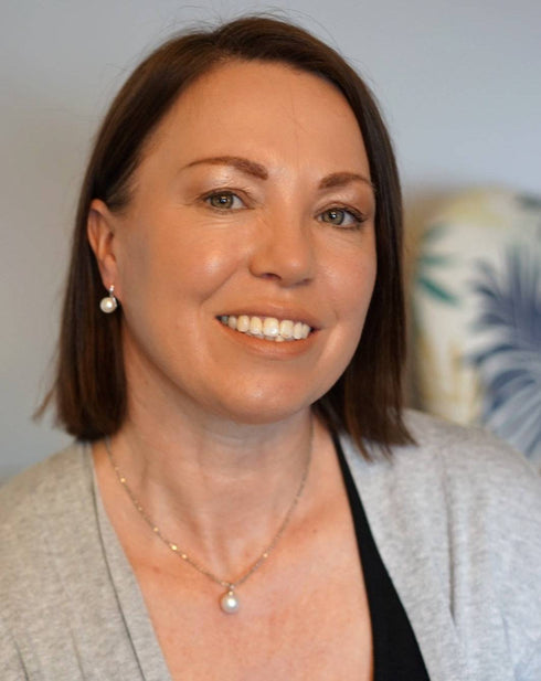 Classic Button Freshwater Pearl Classic Hook Earrings - House Of Pearls