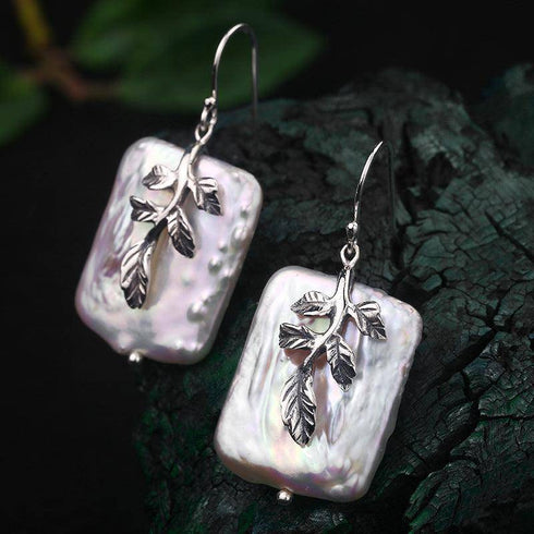 Vintage Baroque Freshwater Pearl Floral Pendant Necklace - House Of Pearls