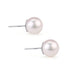 Timeless AAAA White Freshwater Round Pearl Stud Earrings - Earrings made with hand-selected pearls from House of Pearls
