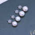 Timeless AAAA White Freshwater Round Pearl Stud Earrings - Earrings made with hand-selected pearls from House of Pearls