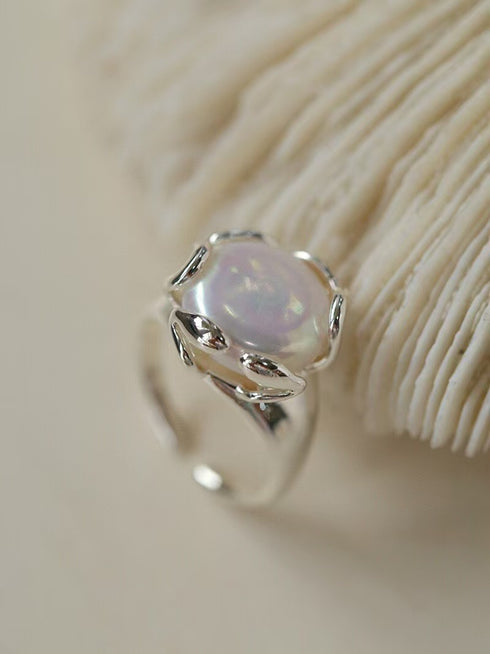 Flower Bud Baroque Pearl Ring - Rings made with hand-selected pearls from House of Pearls