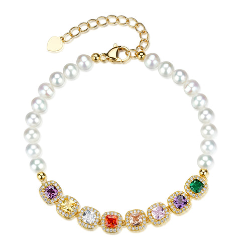 Freshwater Pearl Rainbow Crystal Jewelry Set - Sets made with hand-selected pearls from House of Pearls