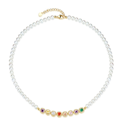 Freshwater Pearl Rainbow Crystal Jewelry Set - Sets made with hand-selected pearls from House of Pearls