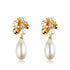 Freshwater Pearl Cluster Teardrop Earrings - Earrings made with hand-selected pearls from House of Pearls