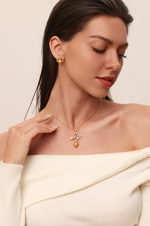 Golden South Sea Pearl Zoey Pendant