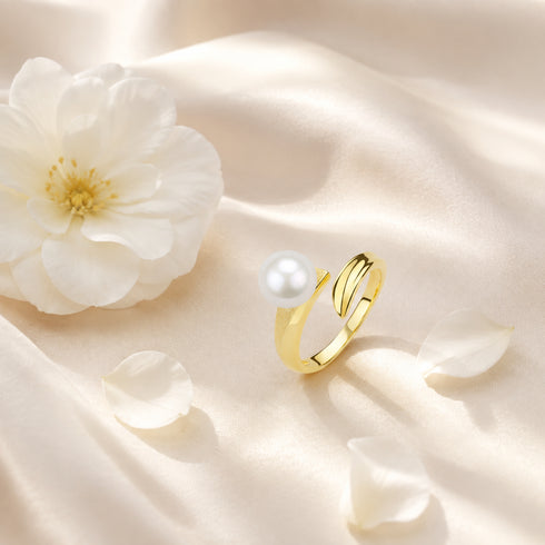 6-7mm Freshwater Pearl & Ariadne Ring