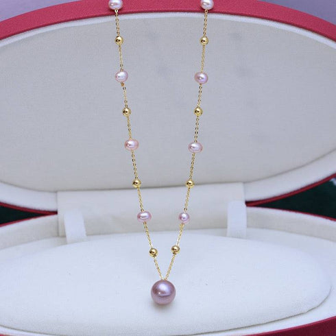 Teardrop Pendant Beaded Necklace - Necklaces made with hand-selected pearls from House of Pearls