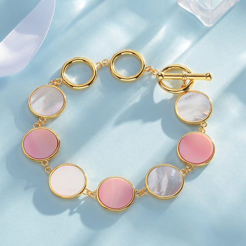 Queen Shell White Mother of Pearl Bracelet - House Of Pearls