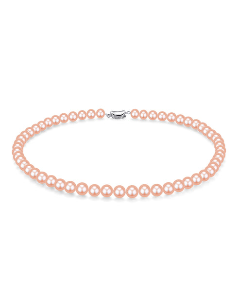 Classic Pink Freshwater Pearl Necklace Multiple Lengths