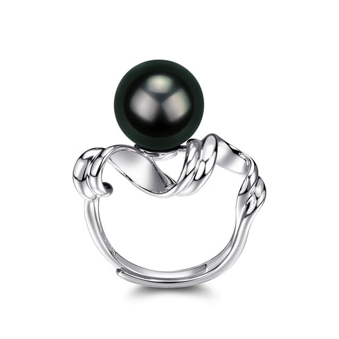 Tahitian Black Pearl Yuna Ring