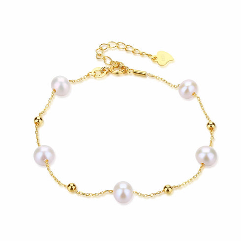 Jessica Pearl Necklace and Bracelet Set - Necklaces made with hand-selected pearls from House of Pearls