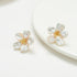 Keshi Pearl Flower Petal Earrings and Ring (US) - Earrings made with hand-selected pearls from House of Pearls