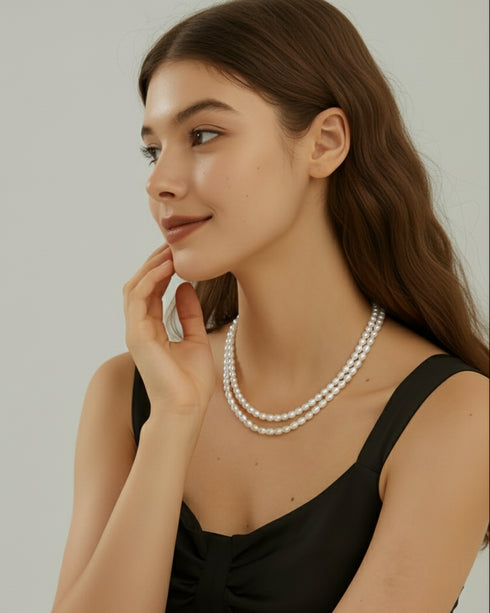 43-Inch Long Freshwater Pearl Endless Necklace