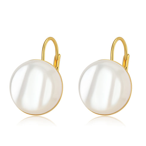 Mother of Pearls Round Earrings - Earrings made with hand-selected pearls from House of Pearls
