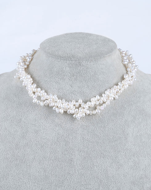 Multi-Strand White Rice Freshwater Pearl Necklace - Necklaces made with hand-selected pearls from House of Pearls