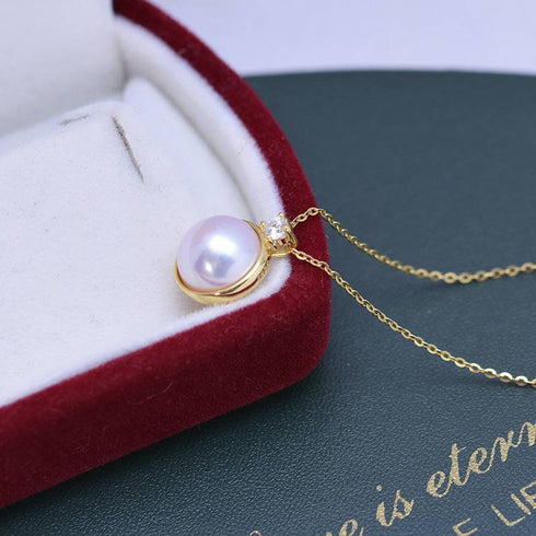 10-11mm Freshwater Mabel Pearl & Sasha Necklace - House Of Pearls