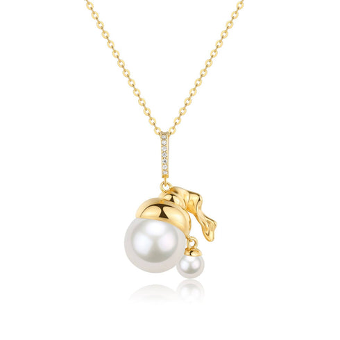 11-12mm Freshwater Pearl "Girl Pendant" Necklace - House Of Pearls