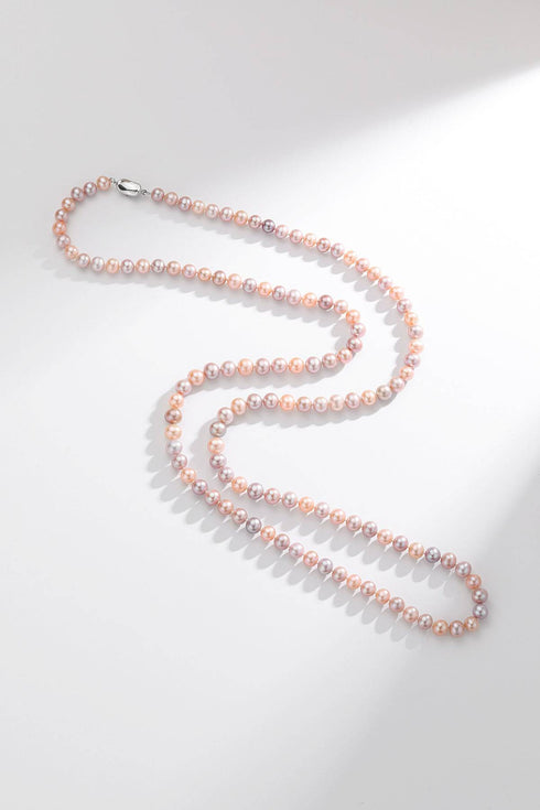 35-inch Multicolor Freshwater Pearl Strand - AAA Grade - House Of Pearls